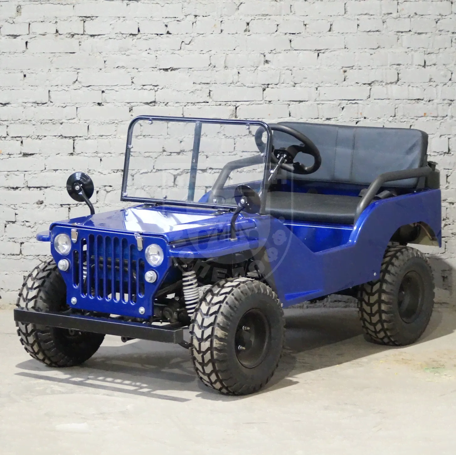 Внедорожник электрический Sherhan Jeep синий-0